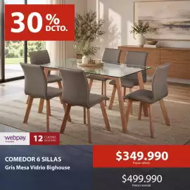 Catálogo Mimbral Página 1: Comedor 6 sillas €349.990,00