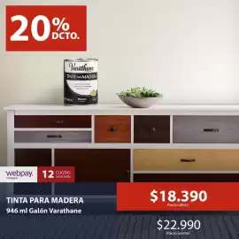 Catálogo Mimbral Página 5: Tinta para madera €18.390,00