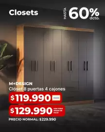 Catálogo Easy Página 1: Closet 8 puertas 4 cajones €129.990,00