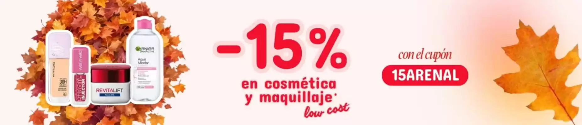 Arenal Perfumerías (válido hasta el 21-10)