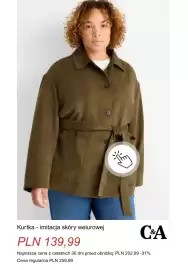 C&A gazetka Strona 5: Kurtka imitacja skóry welurowej C & A €139,99