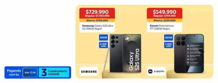 Catálogo Lider Página 5: Samsung - galaxy s25 ultra 5g 256gb negro €729.990,00