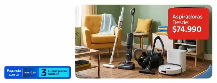 Catálogo Lider Página 6: Aspiradoras €74.990,00