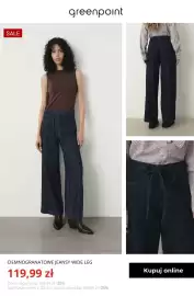 Greenpoint gazetka Strona 3: Ciemnogranatowe jeansy wide leg Greenpoint €119,99