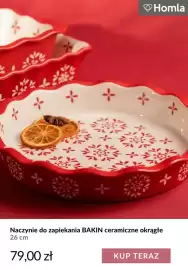 Homla gazetka tydzień 42 Strona 9: Naczynie do zapiekania Bakin ceramiczne okrągłe 26 cm Homla €79,00