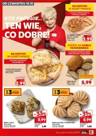 Kaufland gazetka Strona 18: Bułka z dynią €0,99, Bułka muszelka z kiełkami żyta €0,99