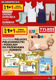 Kaufland gazetka Strona 26: Odzież Dziecięca Marki Kuniboo, Pieluchy, pieluchomajtki i podkłady do przewijania Kuniboo