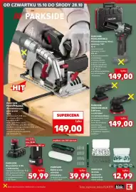 Kaufland gazetka Strona 28: Parkside Szlifierka oscylacyjna €149,00, Zestaw drobnych elementów €12,99