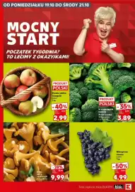 Kaufland gazetka Strona 4: Winogrona ciemne luzem €4,99, Polskie jabłka Jonagold €2,99