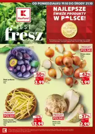 Kaufland gazetka Strona 5: K Kaufland JEST OD PONIEDZIAŁKU 19.10 DO ŚRODY 21.10 fresz NAJLEPSZE ŚWIEŻE PRODUKTY W POLSCE!