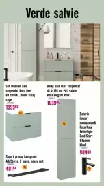 Magazine Hornbach Pagină 3: Set mobilier baie suspendat Roca Reef 80 cm PAL model riflaj sage €1.999,00