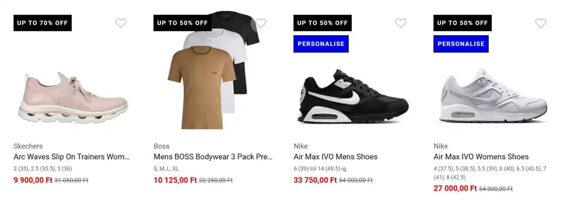 Sports Direct (érvényes eddig: 21-10)