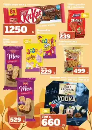 Vil-For akciós újság hét 42 Oldal 10: Trumpf edle tropfen in nuss vodka lounge €660,00, Croco Sticks €239,00