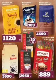 Vil-For akciós újság hét 42 Oldal 15: Tchibo exclusive €690,00, Mokate instant kávé €889,00