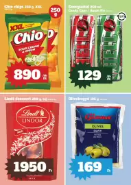 Vil-For akciós újság hét 42 Oldal 2: Chio chips 250 g, XXL 3560 Ft/kg 250 g Energiaital 250 ml Candy Cane / Apple Pie 516