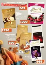 Vil-For akciós újság hét 42 Oldal 7: 9711 Ft/kg Bonbon 150 g, málna-áfonya 1 13267 Et/kg Tejcsokoládé 38 g, 41% kakaó tart