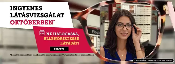 Vision Express akciós újság Oldal 1