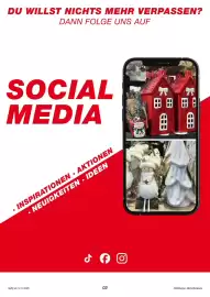 KiK Prospekt Seite 2: DU WILLST NICHTS MEHR VERPASSEN? DANN FOLGE UNS AUF SOCIAL MEDIA . ADEFHRY NLEEK G INSPIRATIONEN ·