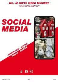Kik folder Pagina 2: WIL JE NIETS MEER MISSEN? VOLG ONS DAN OP SOCIAL MEDIA ALPIKEN • INSPIRATIE. ACTIES NIEUW · IDEEĚN k 水