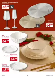Kik folder Pagina 7: Witte wijn- of champagneglazen €6,99