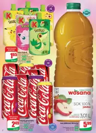 Dino gazetka Strona 2: Mus Kubuś €1,65, Sok jabłkowy Wosana €5,99