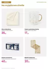 Pepco gazetka tydzień 42 Strona 12: Obrus żakardowy świąteczny, złoty, ze wzorem €35,00, Kubek z podwójną ścianką €17,00