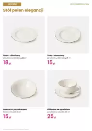 Pepco gazetka tydzień 42 Strona 9: Talerz obiadowy €18,00, Talerz deserowy €15,00