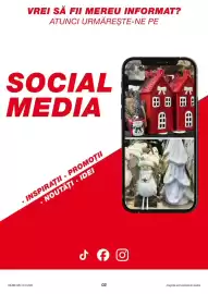 Catalog Kik Pagină 2: VREI SĂ FII MEREU INFORMAT? ATUNCI URMĂREȘTE-NE PE SOCIAL MEDIA SUPAKEN • INSPIRAȚII PROMOŢII NOUTĂTI