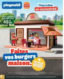 Catalogue La Grande Récré page 2: playmobil BURGER KING RESTAURANT BURGER KING 49,99 BURGER KING KING A TABLE! DECOUP