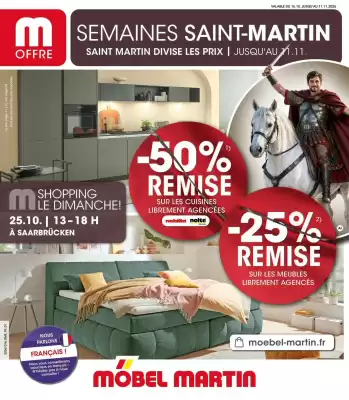 Möbel Martin (valable jusqu'au 11-11)
