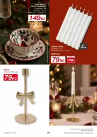 Kik leták Strana 8: Svícen výška cca 21 cm, za 79Kč PLATNOST OD 19.10.2026 80 Sada talíře a misky na polévku z porcelánu