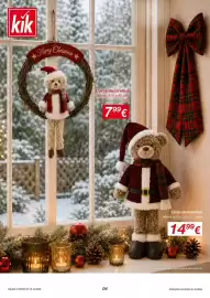 Folheto kik Página 4: kik Merry Christmas Coroa decorativa aprox. 31,5 x 45 cm, cada 799€ VÁLIDO A PARTIR DE 19.10.2026 04