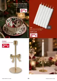 Folheto kik Página 8: VÁLIDO A PARTIR DE 19.10.2026 Castiçal Altura aprox. 21 cm, cada 299€ Conjunto de prato e tigela de
