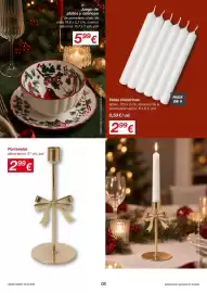 Catálogo KIK Página 8: Portavelas altura aprox. 21 cm, por 2.99€ VÁLIDO DESDE 19.10.2026 Juego de platos y cuencos de