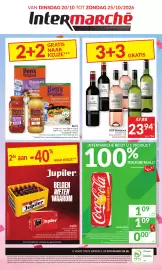 Intermarché folder week 43 Pagina 14: AOP Bordeaux La Petite Croix €23,94, Coca-Cola Lemon €1,09