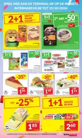 Intermarché folder week 43 Pagina 7: EntreMont Comté fruité €1,85, Cœur de Lion Brie-kaas €1,14