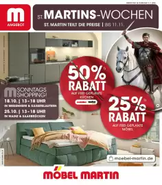 Möbel Martin Prospekt Seite 1: 20261016_BMK_GV_01 1) siehe Seite 11 | 2) siehe Seite 03 Alles Abholpreise. MST. ANGEBOT ST