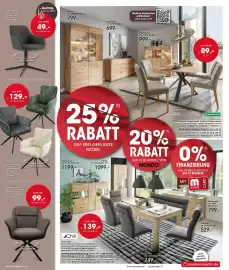 Möbel Martin Prospekt Seite 8: Stuhl €89,00, Armlehnstuhl €49,00