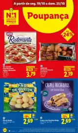 Folheto Lidl semana 43 Página 10: Pão de Queijo €2,69, Crepes com Chocolate Belga €2,69