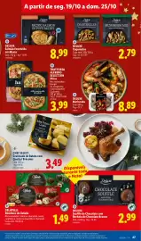 Folheto Lidl semana 43 Página 27: Deluxe mariscada €8,89, Trattoria alfredo selection pinsa €3,99