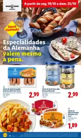 Folheto Lidl semana 43 Página 34: Taste of Deutschland arenque marinado €2,99