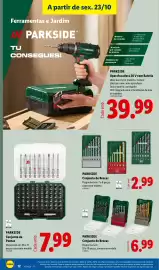 Folheto Lidl | Fim-de-Semana Página 12: Parkside conjunto de brocas €6,99, Parkside conjunto de pontas €7,99