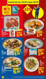 Folheto Lidl | Fim-de-Semana Página 6: Ocean Sea Polvo Médio €9,95, Ocean Sea Redondos de Pescada do Cabo €3,49
