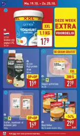 ALDI folder week 43 Pagina 12: Truffel-, hazelnoot- of Ardenner paté €1,49, Kaasfondue €2,99