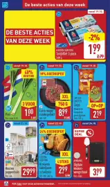 ALDI folder week 43 Pagina 2: Golden Seafood Tonijnfilet €1,99, Lay's of Cheetos Chips €2,19