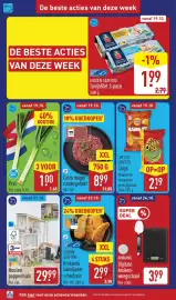 ALDI folder week 43 Pagina 2: Golden Seafood Tonijnfilet €1,99, Lay's of Cheetos Chips €2,19