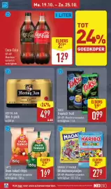 ALDI folder week 43 Pagina 22: Coca-Cola €1,29, Lay's Oven baked chips €1,69