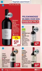ALDI folder week 43 Pagina 30: El Árbol Cabernet Sauvignon €3,59, Esteban Tempranillo Syrah €4,99