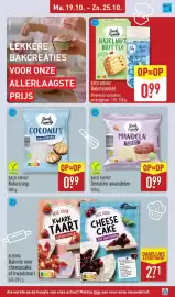 ALDI folder week 43 Pagina 31: Albona Bakmix voor cheesecake of kwarktaart €2,71, Back Family Bakstrooisel €0,99