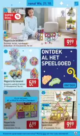 ALDI folder week 43 Pagina 35: Magnetische bouwset €9,99, Toy Lino Magnetische bouwset €5,99
